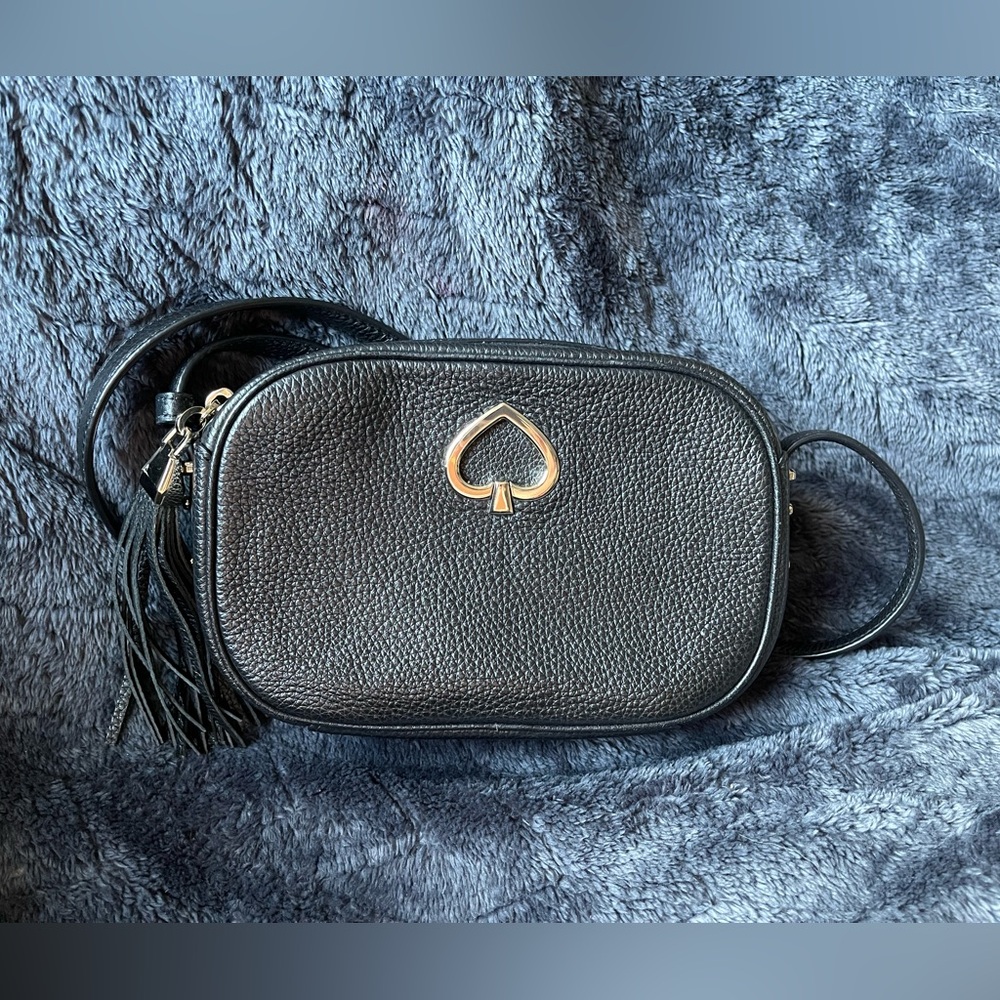Kate Spade Black Textured Crossbody‎ Bag